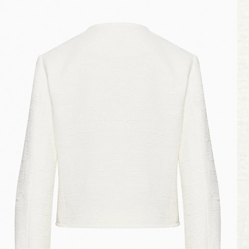 Babaton White Textured Blazer - Picture 5 of 13